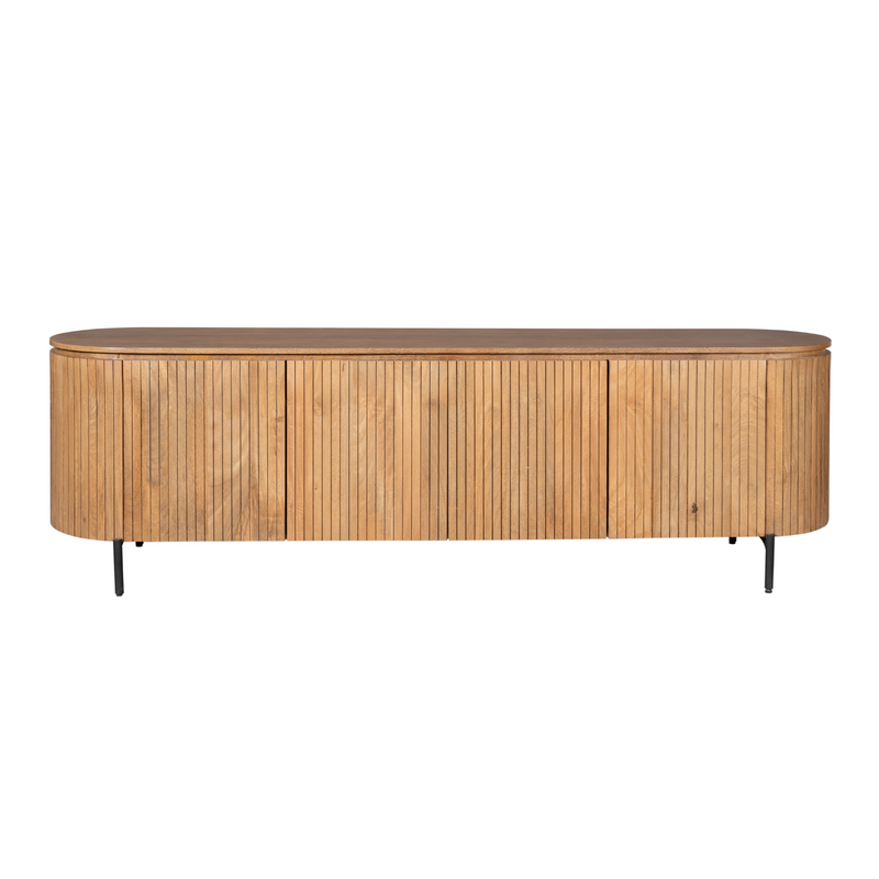 Tv meubel Solana | Mangohout | 210 cm Naturel