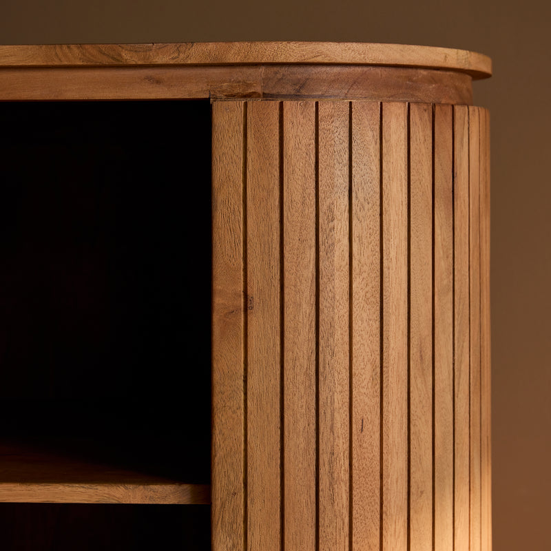 Wandkast Solana | Mangohout | 115 cm Naturel