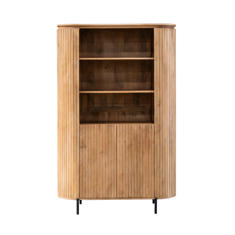 Wandkast Solana | Mangohout | 115 cm Naturel
