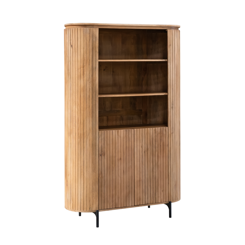 Wandkast Solana | Mangohout | 115 cm Naturel