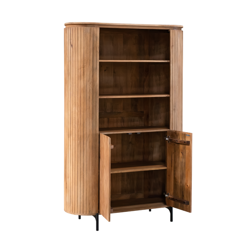Wandkast Solana | Mangohout | 115 cm Naturel