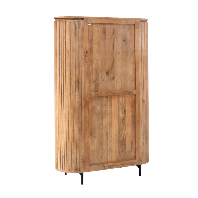 Wandkast Solana | Mangohout | 115 cm Naturel