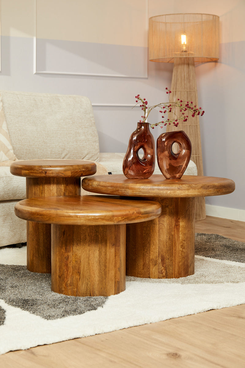 Salontafel Maya | 70/60/40 | Rond