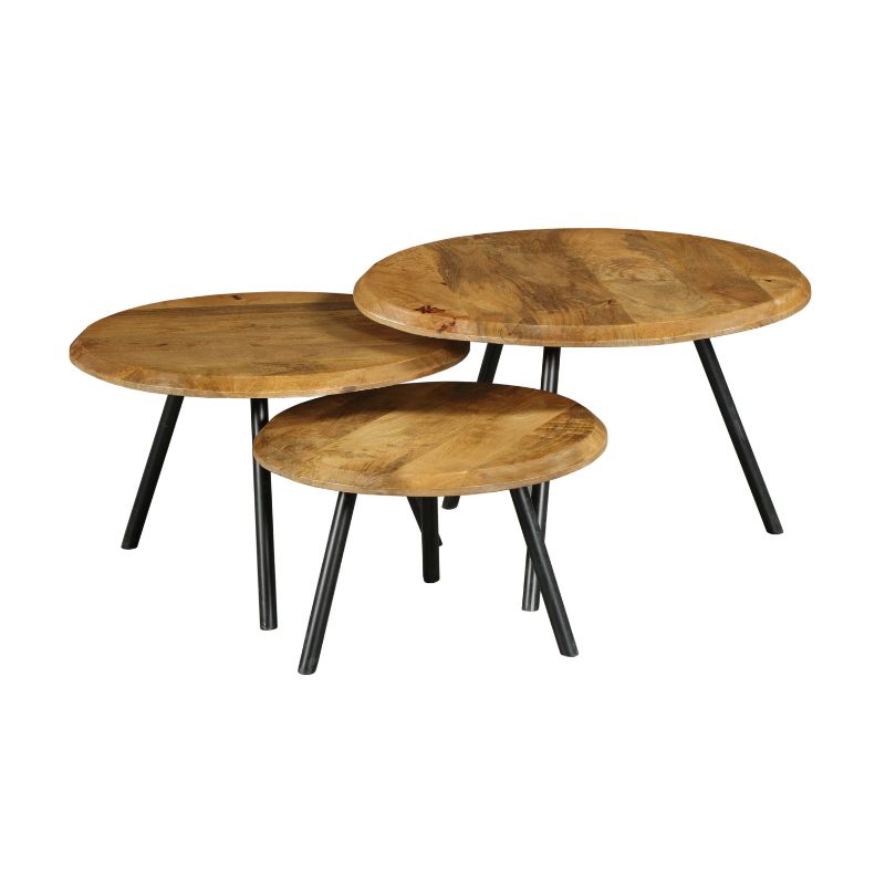 Salontafel Ohio | 70/60/50 | Rond