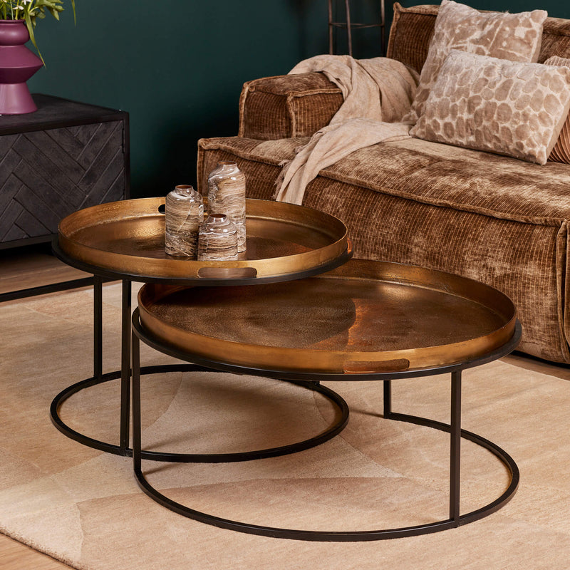 Salontafel Puck | 78x78/66x66 | Rond