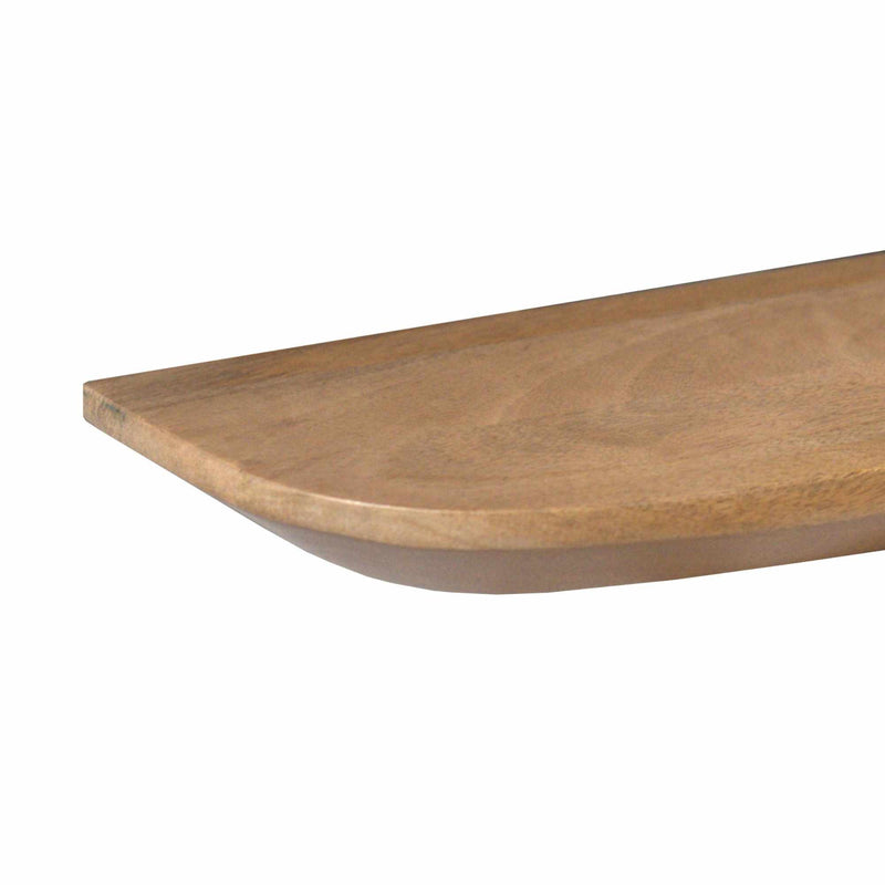 Wandplank Gusta | Mangohout | Licht mango 60 cm Set van 3