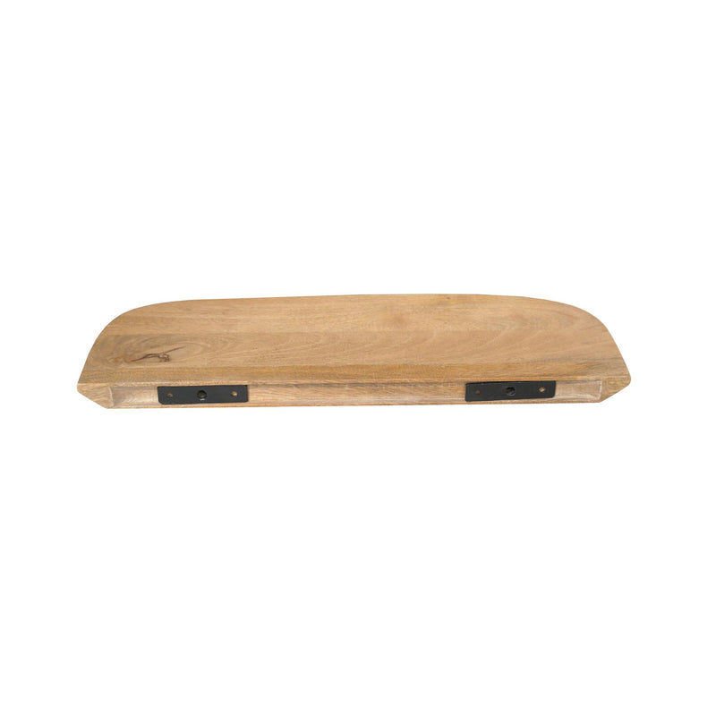 Wandplank Gusta | Mangohout | Licht mango 60 cm Set van 3