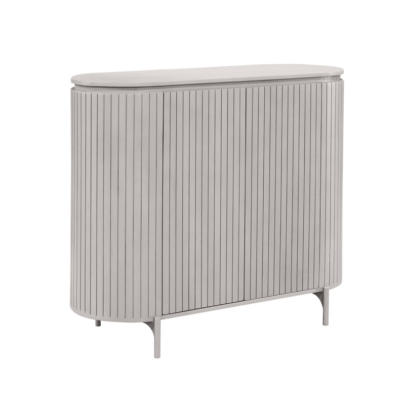 Kabinet kast Solana | Mangohout | 115 cm Taupe