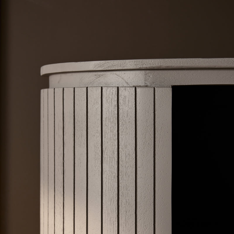 Wandkast Solana | Mangohout | 115 cm Taupe