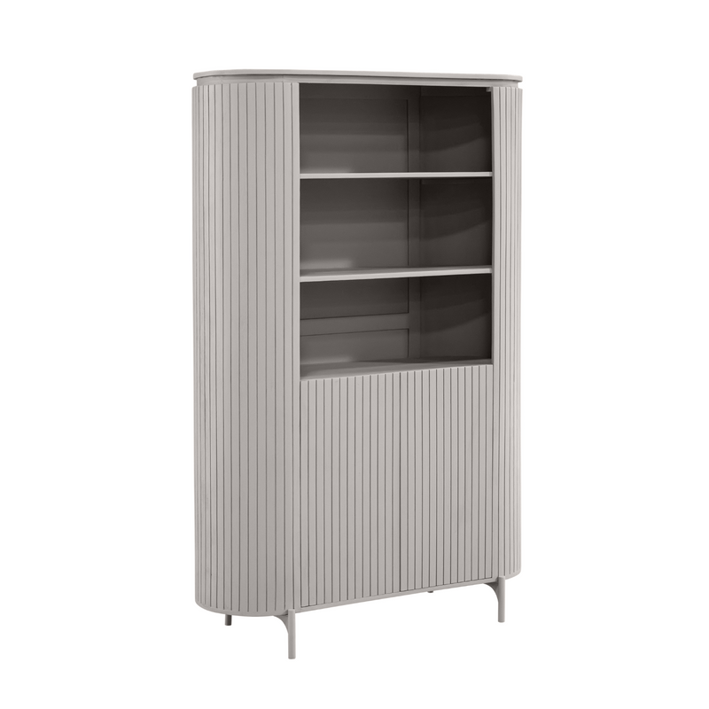 Wandkast Solana | Mangohout | 115 cm Taupe