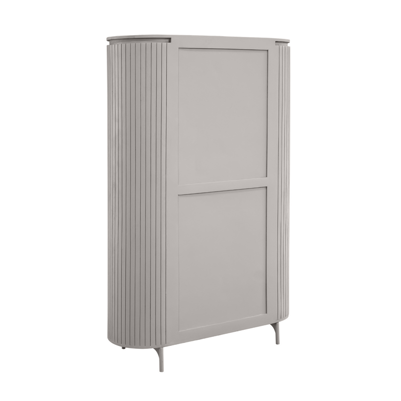 Wandkast Solana | Mangohout | 115 cm Taupe
