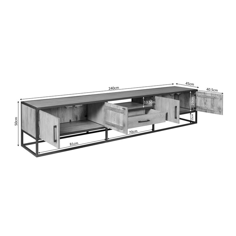 Tv meubel Dakota | 240 cm