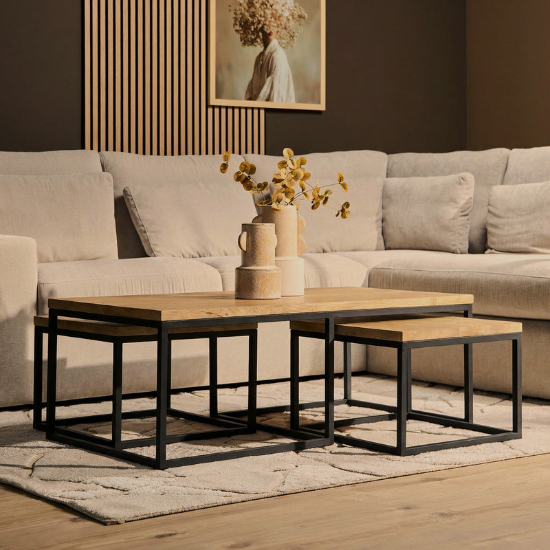 Salontafel Dakota | 120 cm Set van 3