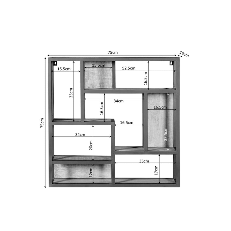 Wandrek Dakota | 75 cm Vierkant