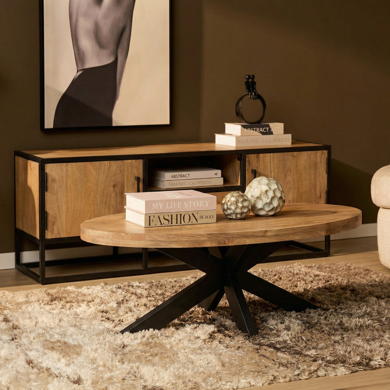 Salontafel Dakota | 130 cm Ovaal