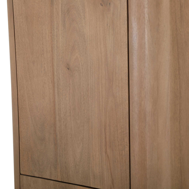 Kabinet kast Dallas Naturel | Mangohout | 2 deuren | Kabinetkast 55 cm
