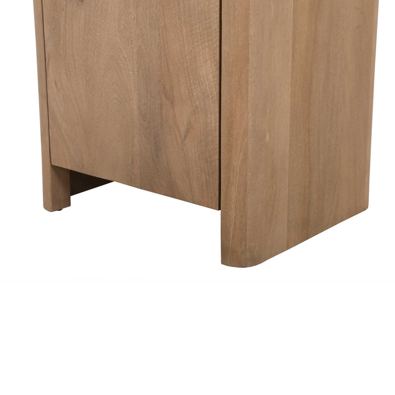Kabinet kast Dallas Naturel | Mangohout | 2 deuren | Kabinetkast 55 cm