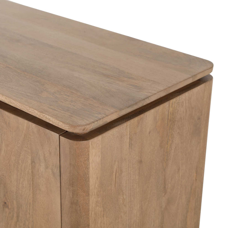 Dressoir Dallas | Mangohout | 2 deuren | Naturel 100 cm