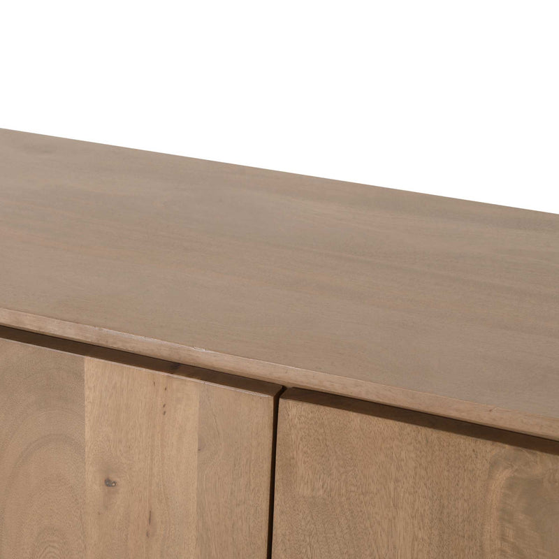 Dressoir Dallas | Mangohout | 3 deuren | Naturel 165 cm