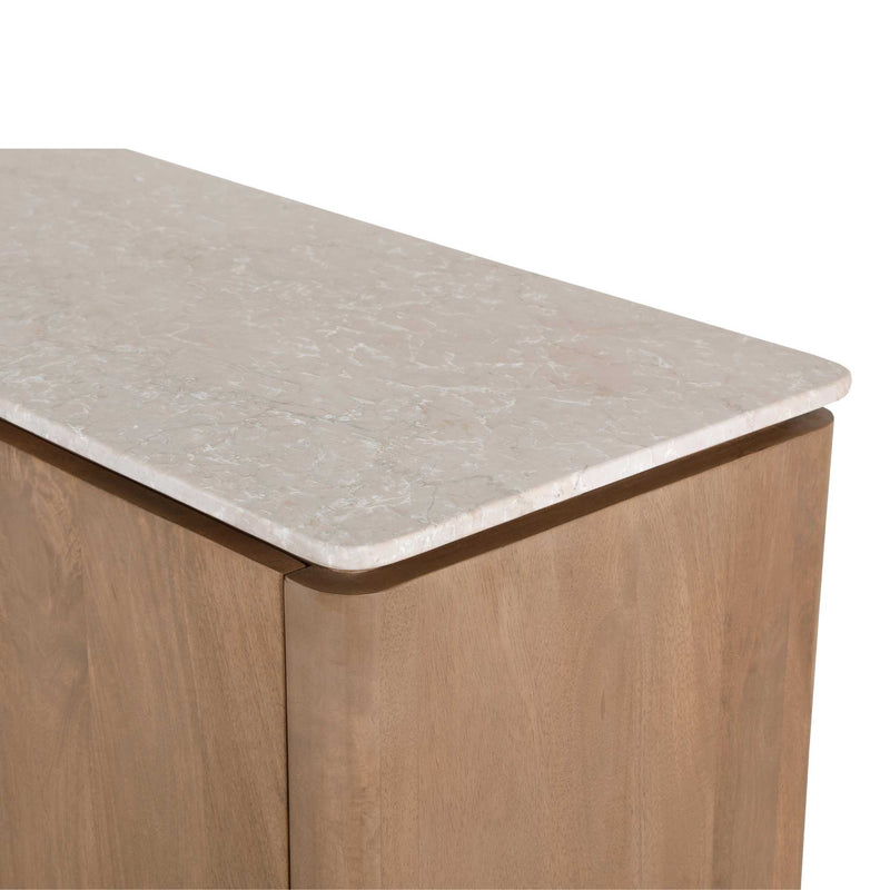 Dressoir Dallas | Mangohout | 3 deuren | Naturel 165 cm