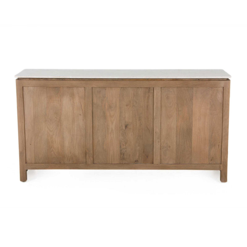 Dressoir Dallas | Mangohout | 3 deuren | Naturel 165 cm