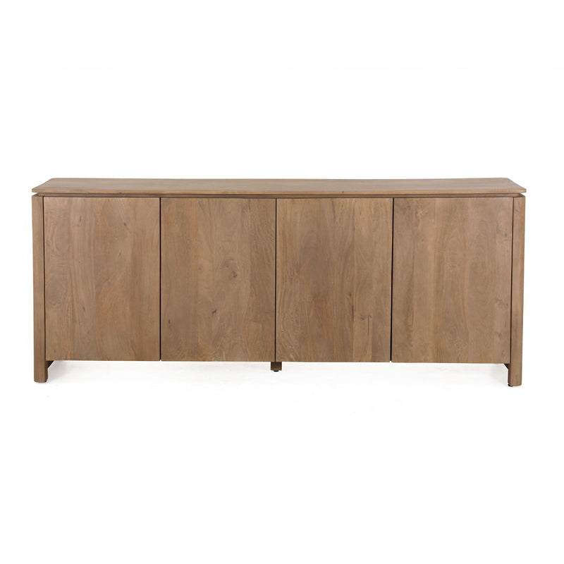 Dressoir Dallas | Mangohout | 4 deuren | Naturel 210 cm