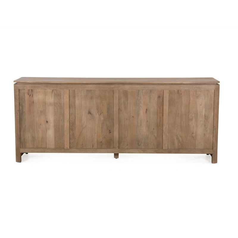 Dressoir Dallas | Mangohout | 4 deuren | Naturel 210 cm