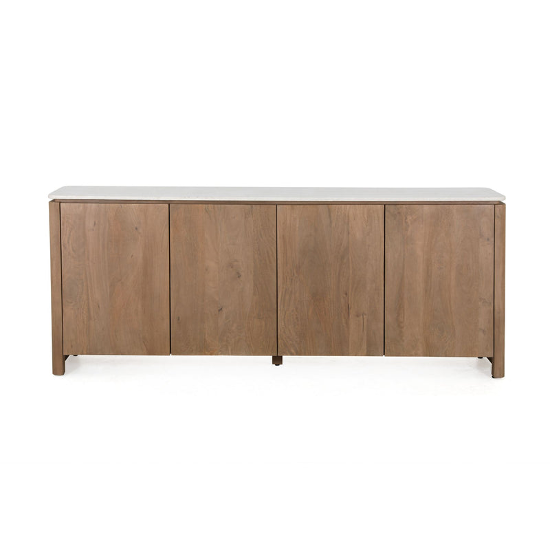 Dressoir Dallas | Mangohout | 4 deuren | Naturel 210 cm
