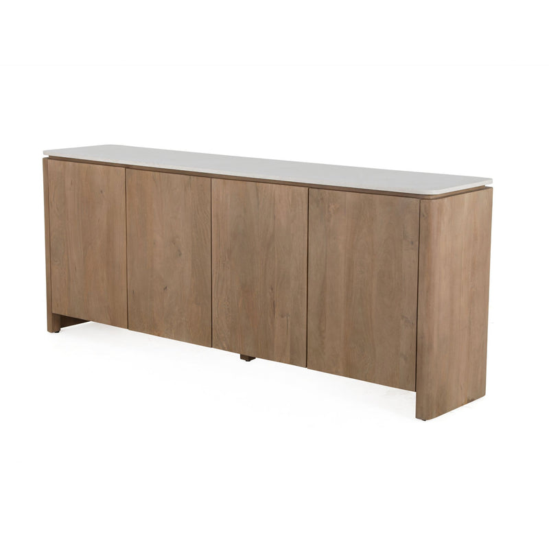 Dressoir Dallas | Mangohout | 4 deuren | Naturel 210 cm