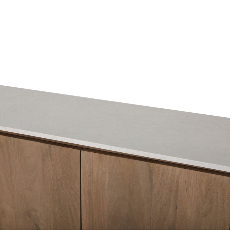 Dressoir Dallas | Mangohout | 4 deuren | Naturel 210 cm