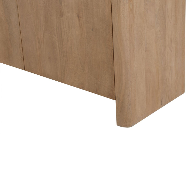 Tv meubel Dallas | Mangohout | 3 deuren | Naturel 165 cm