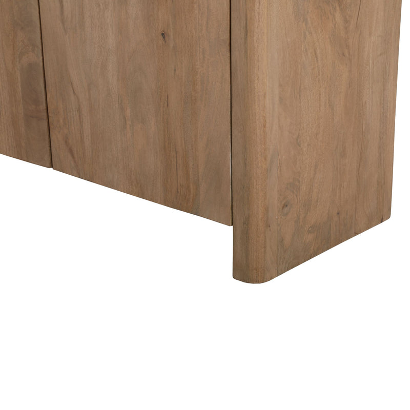 Tv meubel Dallas | Mangohout | 4 deuren | Naturel 210 cm