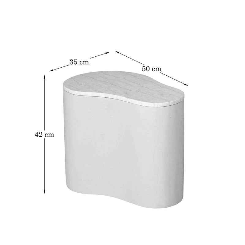 Salontafel Lovi | 50 cm Brown