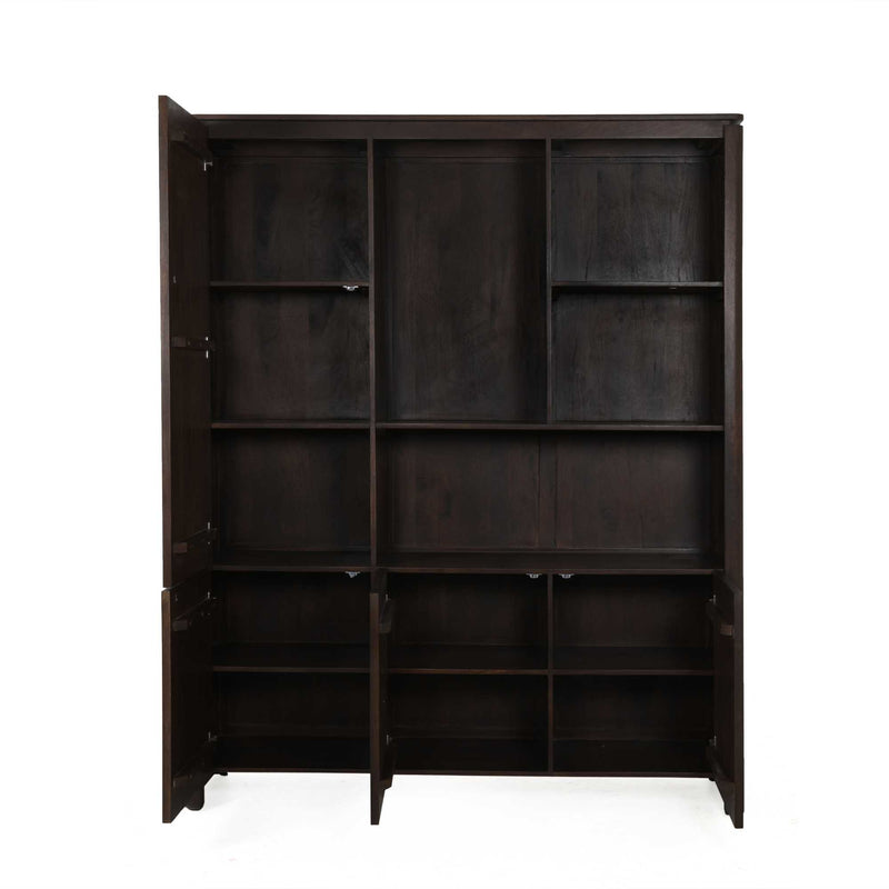 Vakkenkast Dallas Bruin | Mangohout | XL 160 cm