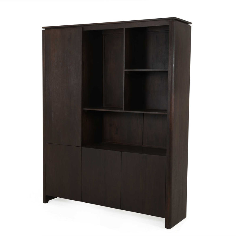 Vakkenkast Dallas Bruin | Mangohout | XL 160 cm