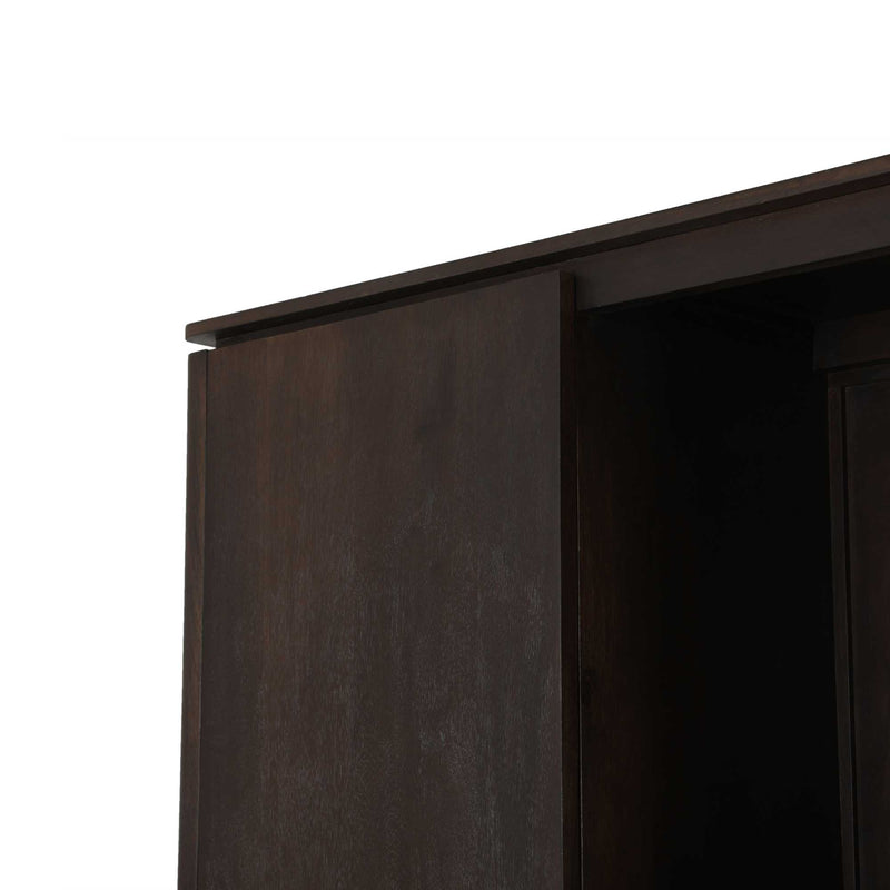 Vakkenkast Dallas Bruin | Mangohout | XL 160 cm