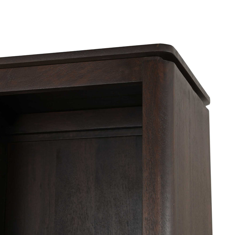 Vakkenkast Dallas Bruin | Mangohout | XL 160 cm