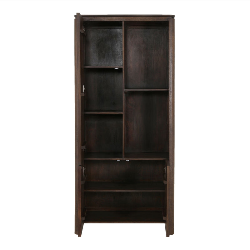 Vakkenkast Dallas | Mangohout | Bruin 90 cm