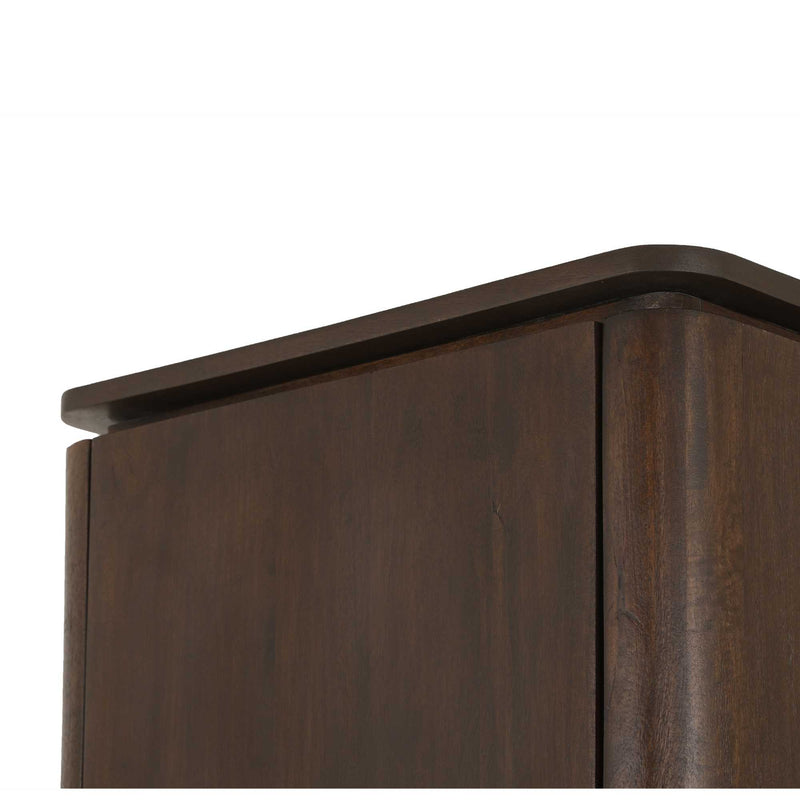 Kabinet kast | Mangohout | Kabinetkast Dallas Bruin 55 cm