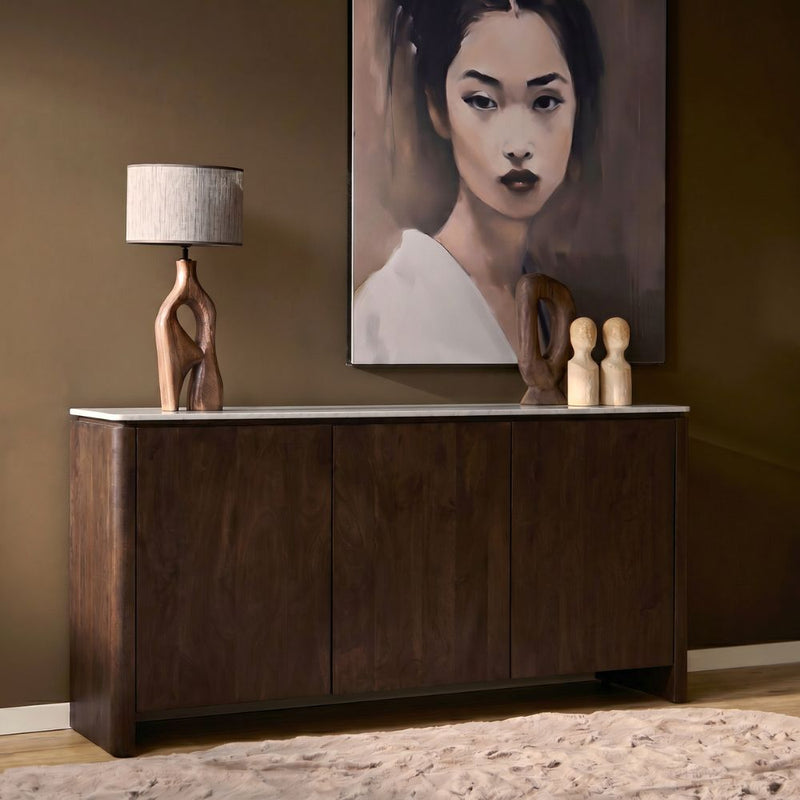 Dressoir Dallas | Mangohout | Bruin 165 cm