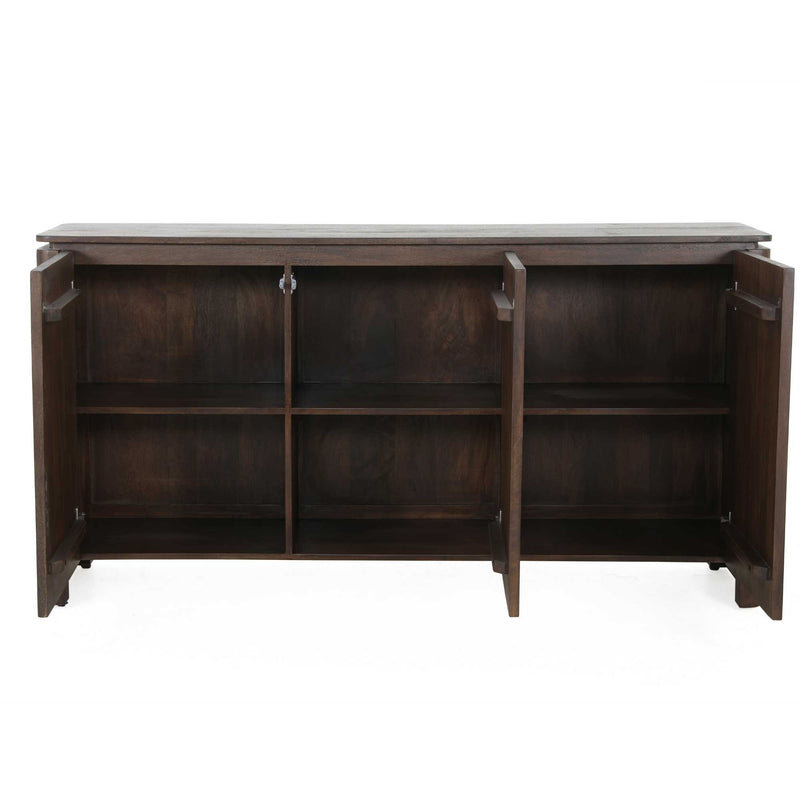 Dressoir Dallas | Mangohout | Bruin 165 cm