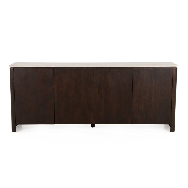 Dressoir Dallas | Mangohout | Bruin 210 cm
