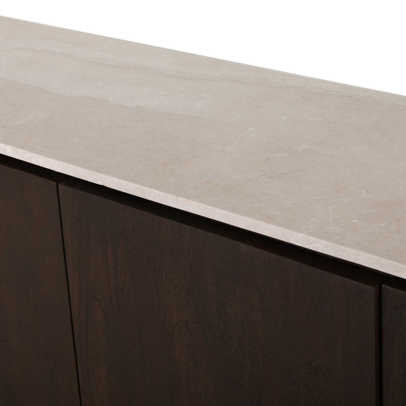 Dressoir Dallas | Mangohout | Bruin 210 cm