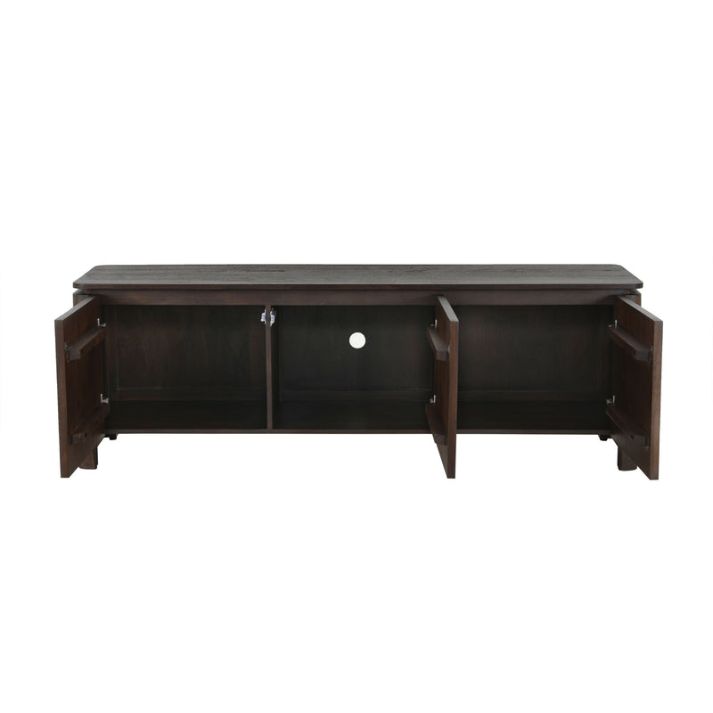 Tv meubel Dallas | Mangohout | Bruin 165 cm