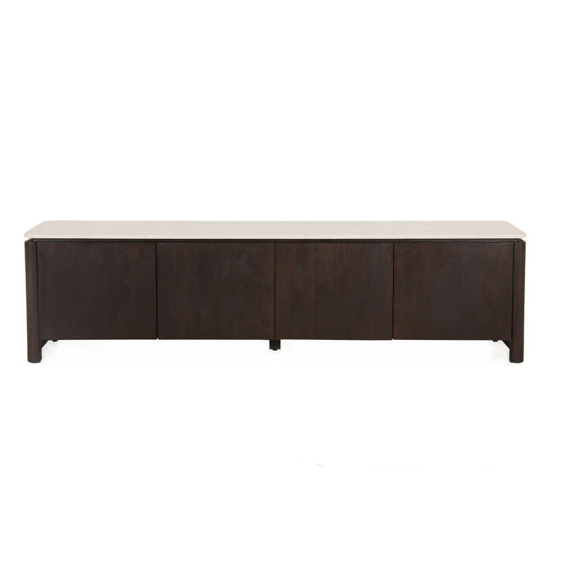 Tv meubel Dallas Bruin | Mangohout | 210 cm