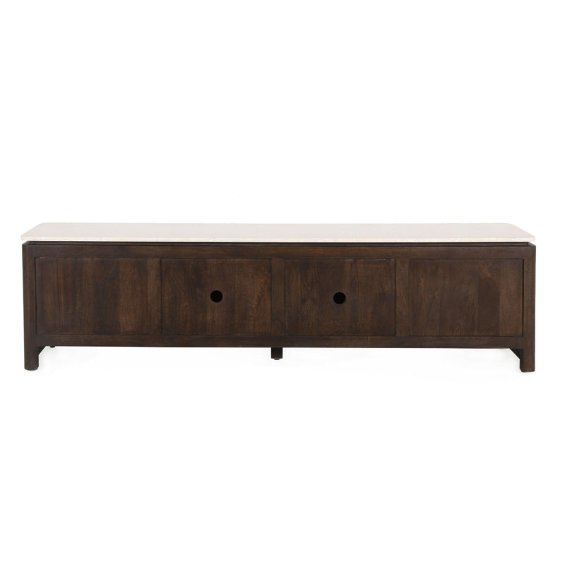 Tv meubel Dallas Bruin | Mangohout | 210 cm