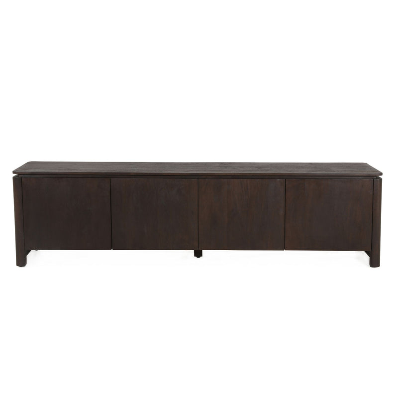 Tv meubel Dallas Bruin | Mangohout | 210 cm