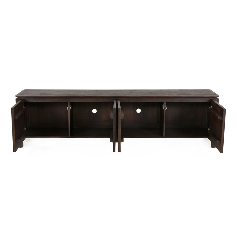 Tv meubel Dallas Bruin | Mangohout | 210 cm
