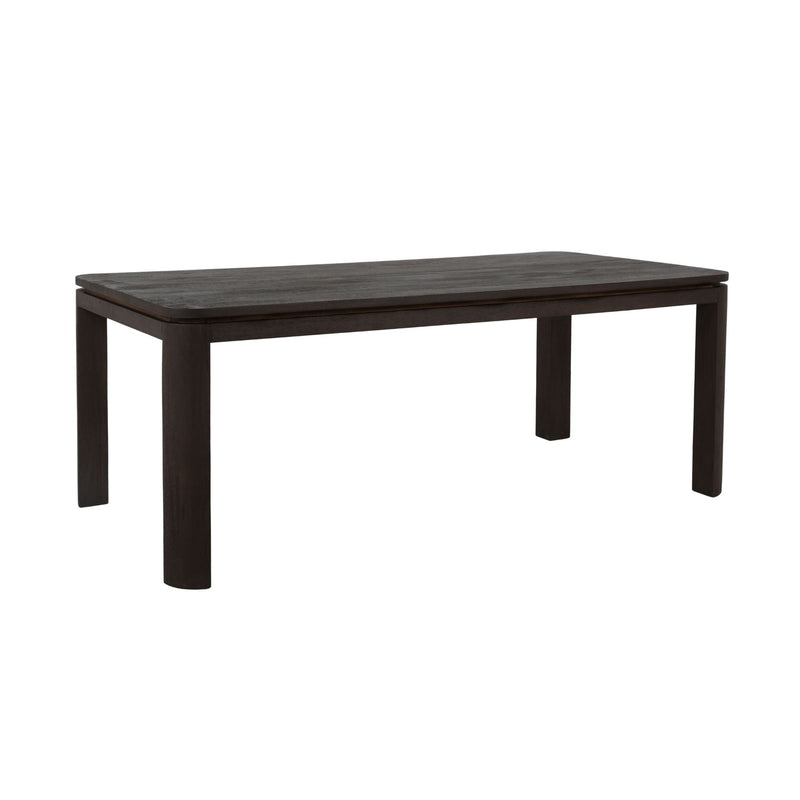 Eettafel Dallas Bruin | Mangohout | Rechthoek | 200 cm