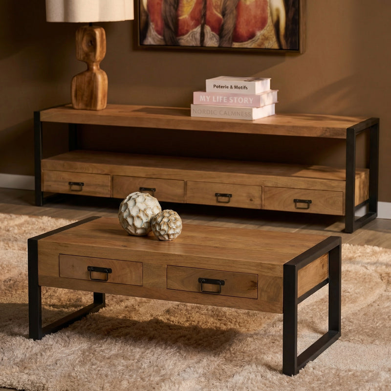 Salontafel Britt | 120 cm twee lades